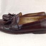 Men’s COLE HAAN City Burgundy Leather Tassel Loafers. SIze 10 D