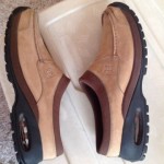 COLE HAAN COUNTRY NIKE AIR Mens Brown Nubuck Slip On Mule Clog Shoes MINT! 11M