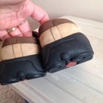 COLE HAAN COUNTRY NIKE AIR Mens Brown Nubuck Slip On Mule Clog Shoes MINT! 11M