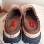COLE HAAN COUNTRY NIKE AIR Mens Brown Nubuck Slip On Mule Clog Shoes MINT! 11M