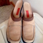COLE HAAN COUNTRY NIKE AIR Mens Brown Nubuck Slip On Mule Clog Shoes MINT! 11M