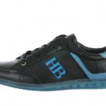 Hugo Boss Green Men’s Eldorado Contrast Sneakers In Black (50254416-001)