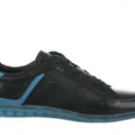 Hugo Boss Green Men’s Eldorado Contrast Sneakers In Black (50254416-001)