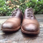 Cole Haan Colton Saddle C10884 Air 10.5 timber brown leather Oxford shoe GOK958