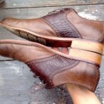 Cole Haan Colton Saddle C10884 Air 10.5 timber brown leather Oxford shoe GOK958