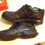 Clarks 70851 Touareg Full Grain Burnished Leather Casual Shoes Black Mens Size11