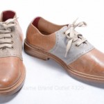 Cole Haan Pushover Saddle C08333 brown tan 9 leather oxford shoe NEW $228 GNX401