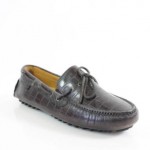 COLE HAAN Men’s Black Embossed Leather Loafers Sz 12.5