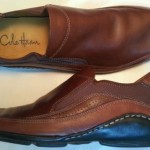 Cole haan nike air brown mens loafer slip on sneakers 9 m infinity driver
