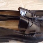 NWOB COLE HAAN MENS BLACK LEATHER LOAFER MADE IN ITALY SIZE 9B