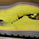 Cole Haan Nike Lunargrand Wing Tip Volt Suede Iron Stone Sz 9.5 10 NEW $250