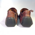 COLE HAAN NIKE AIR G-SERIES MENS BROWN LEATHER LOAFERS SIZE 11.5 M