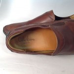 COLE HAAN NIKE AIR G-SERIES MENS BROWN LEATHER LOAFERS SIZE 11.5 M