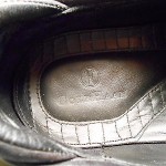 MEN’S COLE HAAN BLACK LEATHER NIKE AIR SLIP-ONS SIZE 8 1/2