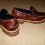 COLE HAAN LUNARGRAND PENNY LEATHER LOAFER SLIP ON MENS SHOES RUST BROWN 10 M