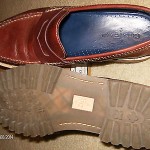 COLE HAAN LUNARGRAND PENNY LEATHER LOAFER SLIP ON MENS SHOES RUST BROWN 10 M