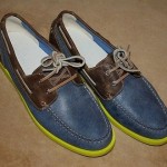 NEW Men’s COLE HAAN Air Yacht Club Boat II Shoes, Ocean Suede/Tan – Size 10.5