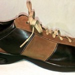 COLE HAAN NIKE AIR BLACK LEATHER & BROWN SUEDE OXFORDS MENS SZ 11.5 M