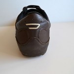 Men’s Diesel ‘Solar’ Chocolate Brown Leather Fashion Sneakers, Size 10.5