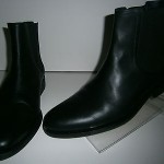 COLE HAAN Air Stanton Chelsea C10938  Black Leather Dress Ankle BOOTS  9 1/2 M