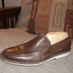 MENS COLE HAAN LUNARLON BROWN LEATHER LOAFERS SZ.12 M.
