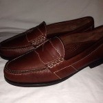 COLE HAAN COUNTRY TOBACCO BROW LEATHER SLIP ON