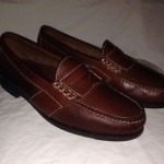 COLE HAAN COUNTRY TOBACCO BROW LEATHER SLIP ON