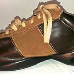 COLE HAAN NIKE AIR BLACK LEATHER & BROWN SUEDE OXFORDS MENS SZ 11.5 M