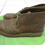 Clarks Bushacre 2 Beeswax Brown Leather Chukka Boot Men’s Size 8