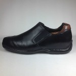 Cole Haan Slip on US 11M Leather upper Black Mens Shoes