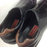 Cole Haan Slip on US 11M Leather upper Black Mens Shoes
