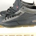 Diesel Midday Designer Sneaker gray lightly used with box