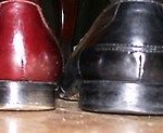 COLE HAAN-“2 PAIRS”- BRAGANO LOAFERS BLACK & BURGANDY MEN 9-9.5 MEDIUM ITALY