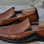 Cole Haan Brown loafers comfort sole two tone men’s shoes Tucker driving shoe 10