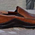 Cole Haan Brown loafers comfort sole two tone men’s shoes Tucker driving shoe 10