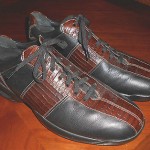 Mens COLE HAAN Dress Oxford Sneakers Shoes  Brown Black Size 8 1/2M EUC