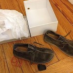 Clarks Originals Desert Trek Shoe in Green Camo size 8.5 new condition very rare