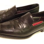 COLE HAAN CITY MENS BLACK LEATHER SLIP ON DRESS LOAFER SHOE SIZE 12