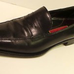 COLE HAAN CITY MENS BLACK LEATHER SLIP ON DRESS LOAFER SHOE SIZE 12