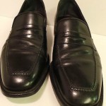 COLE HAAN CITY MENS BLACK LEATHER SLIP ON DRESS LOAFER SHOE SIZE 12