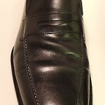 COLE HAAN CITY MENS BLACK LEATHER SLIP ON DRESS LOAFER SHOE SIZE 12