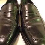 COLE HAAN CITY MENS BLACK LEATHER SLIP ON DRESS LOAFER SHOE SIZE 12