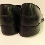 COLE HAAN CITY MENS BLACK LEATHER SLIP ON DRESS LOAFER SHOE SIZE 12