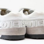 Diesel Mens Keep White Casual Slip On Sneakers Size 12 Cow Leather Shoes 93243
