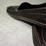 COLE HAAN  MEN SHOES SZ 10w BROWN LEATHER LOAFERS SLIP ONS