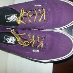 Vans Authentic Hiker Canvas Plum Size 10 Skate Shoe