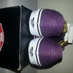 Vans Authentic Hiker Canvas Plum Size 10 Skate Shoe