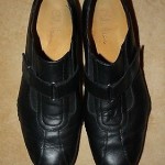 Men’s COLE HAAN Leather Shoes, Loafers with Nike Air, Black – Size 12 M