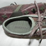 Men’s Diesel Fashion Sneakers Size US 8.5 UR 41 Suede Leather Uppers Brown tones