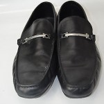 Pre-Owned- Boss Hugo Boss Men’s “Doster” Square Toe Loafers! Black, Sz. 13.